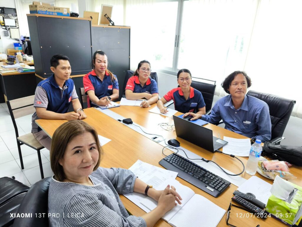 DanThai Machinery renewing their ISO 9001:2015 certification.